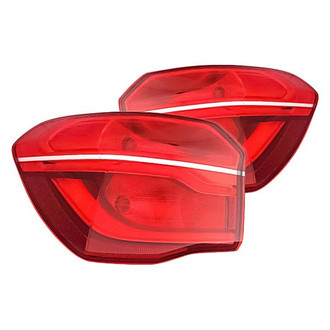 Replacement - Driver and Passenger Side Outer Tail Light Set (CAPA Certified)