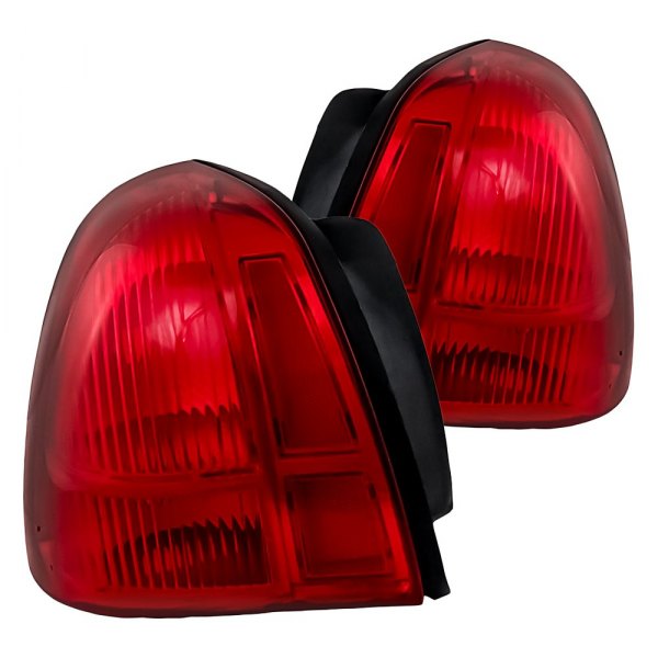 Replacement - Tail Light Lens and Housing Set, Lincoln Town Car