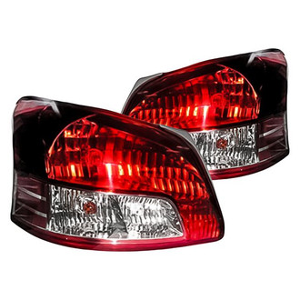 Replacement - Driver and Passenger Side Tail Light Lens and Housing Set (Standard Line)