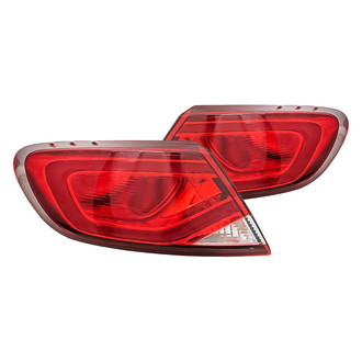 Replacement - Driver and Passenger Side Outer Tail Light Set (CAPA Certified)