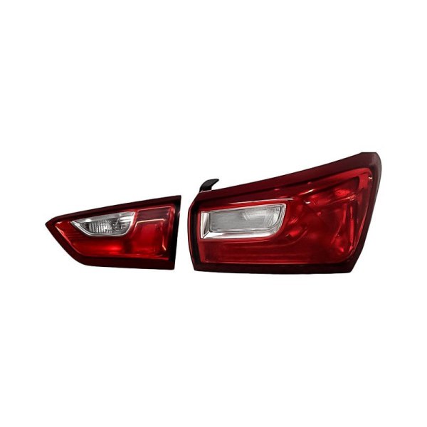 Replacement - Passenger Side Inner and Outer Tail Light Set, Chevy Malibu