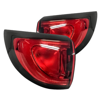 Replacement - Driver and Passenger Side Outer Tail Light Set (CAPA Certified)