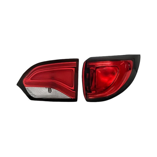 Replacement - Passenger Side Inner and Outer Tail Light Set, Chrysler Pacifica