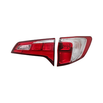 Replacement - Passenger Side Driver and Passenger Side Inner and Outer Tail Light Set (CAPA Certified)