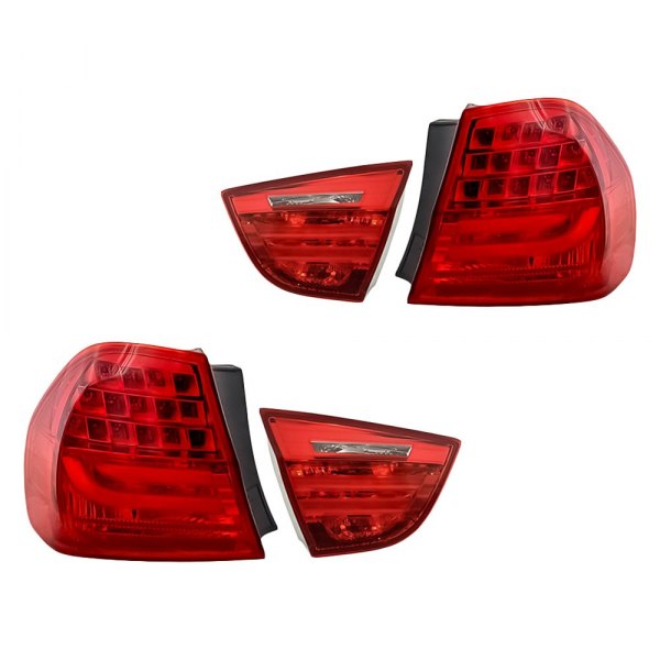 Replacement - Inner and Outer Tail Light Set, BMW 3-Series