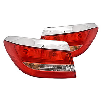 Replacement - Driver and Passenger Side Outer Tail Light Set (CAPA Certified)