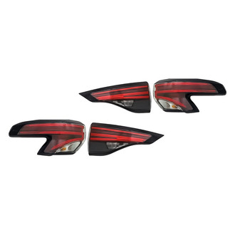 Replacement - Driver and Passenger Side Inner and Outer Tail Light Set (Standard Line)