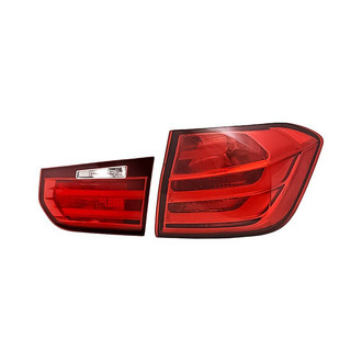 Replacement - Passenger Side Driver and Passenger Side Inner and Outer Tail Light Lens and Housing Set (CAPA Certified)