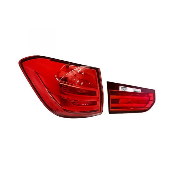Replacement - Driver Side Inner and Outer Tail Light Lens and Housing Set, BMW 3-Series