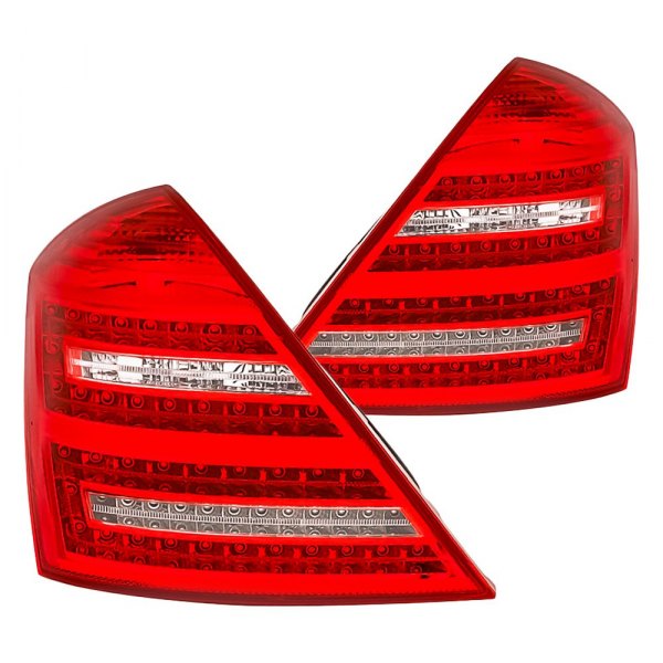 Replacement - Tail Light Lens and Housing Set, Mercedes S Class