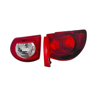 Replacement - Passenger Side Driver and Passenger Side Inner and Outer Tail Light Set (CAPA Certified)