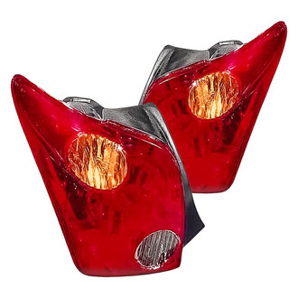 Replacement - Driver and Passenger Side Tail Light Lens and Housing Set (Standard Line)
