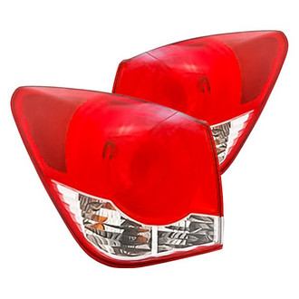 Replacement - Driver and Passenger Side Outer Tail Light Set (CAPA Certified)