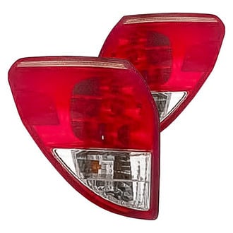 Replacement - Driver and Passenger Side Tail Light Lens and Housing Set (Standard Line)