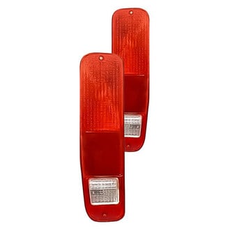 Replacement - Driver and Passenger Side Tail Light Lens and Housing Set (Standard Line)