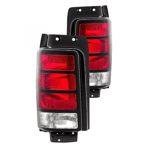 Replacement - Tail Light Lens and Housing Set, Plymouth Voyager