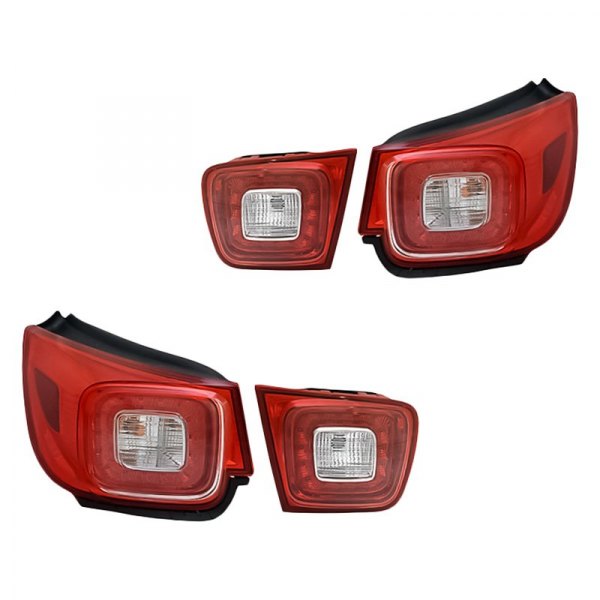 Replacement - Inner and Outer Tail Light Set, Chevy Malibu