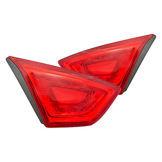 Replacement - Driver and Passenger Side Inner Tail Light Set (CAPA Certified)