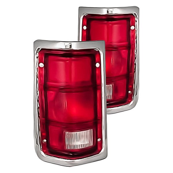 Replacement - Tail Light Lens and Housing Set, Dodge DW Pickup