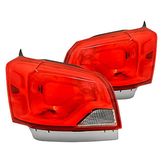 Replacement - Driver and Passenger Side Outer Tail Light Set (CAPA Certified)