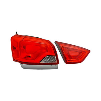 Replacement - Driver Side Driver and Passenger Side Inner and Outer Tail Light Set (CAPA Certified)