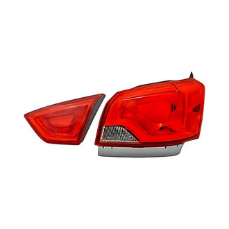 Replacement - Passenger Side Driver and Passenger Side Inner and Outer Tail Light Set (CAPA Certified)