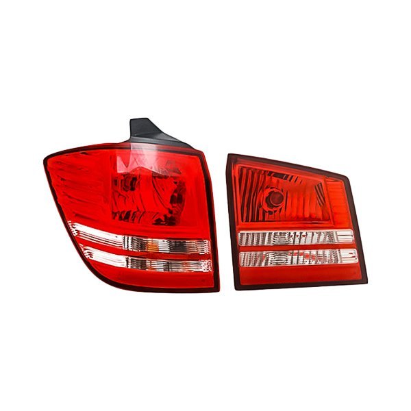 Replacement - Driver Side Inner and Outer Tail Light Set