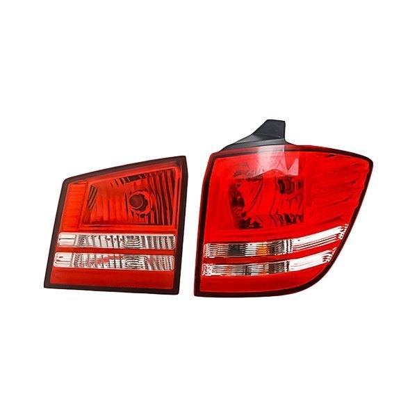 Replacement - Passenger Side Inner and Outer Tail Light Set, Dodge Journey