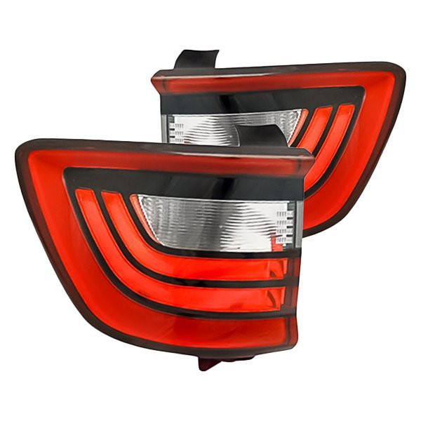 Full LED Tail Light Brake Lamp Outer Passenger Side For Dodge Durango 2014-2025 – Black Housing, DOT/SAE