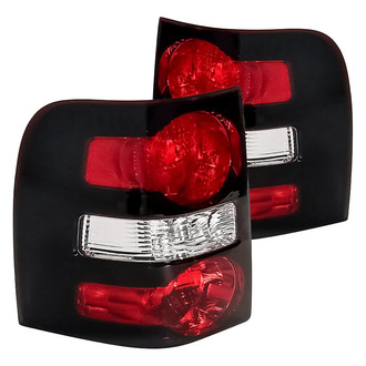 Replacement - Driver and Passenger Side Tail Light Lens and Housing Set (CAPA Certified)
