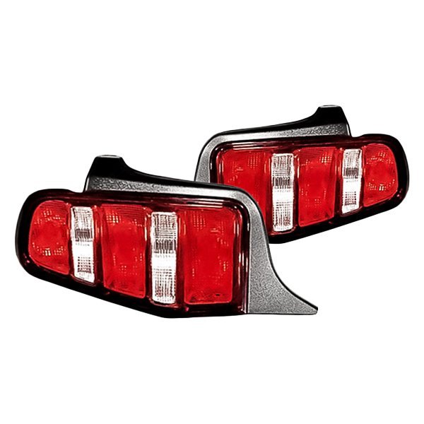 Replacement - Tail Light Lens and Housing Set, Ford Mustang
