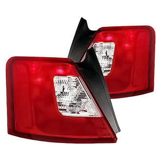Replacement - Driver and Passenger Side Outer Tail Light Lens and Housing Set (Standard Line)