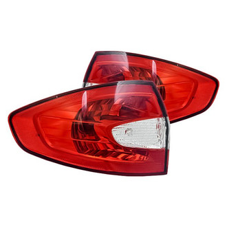 Replacement - Driver and Passenger Side Outer Tail Light Set (CAPA Certified)
