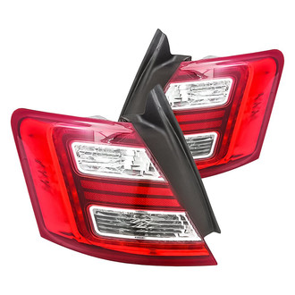 Replacement - Driver and Passenger Side Outer Tail Light Set (CAPA Certified)
