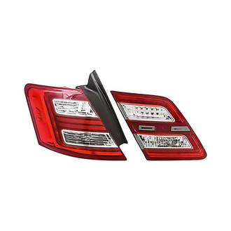 Replacement - Driver Side Driver and Passenger Side Inner and Outer Tail Light Set (CAPA Certified)