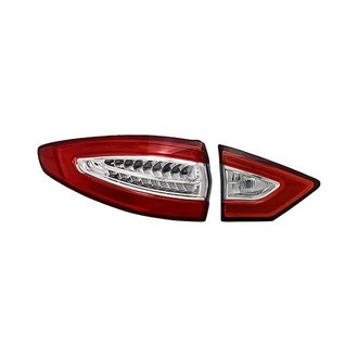 Replacement - Driver Side Driver and Passenger Side Inner and Outer Tail Light Set (CAPA Certified)
