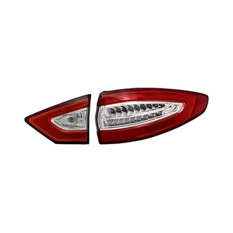 Replacement - Passenger Side Driver and Passenger Side Inner and Outer Tail Light Set (CAPA Certified)