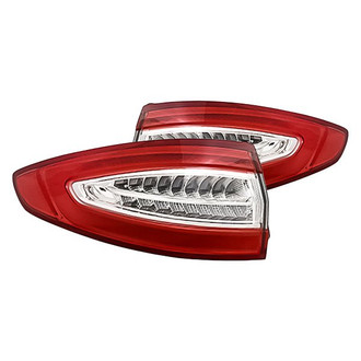 Replacement - Driver and Passenger Side Outer Tail Light Set (CAPA Certified)