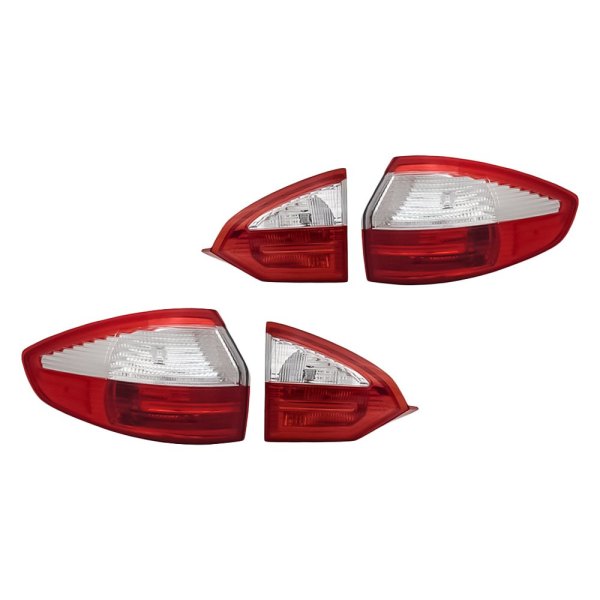 Replacement - Inner and Outer Tail Light Set, Ford Fiesta