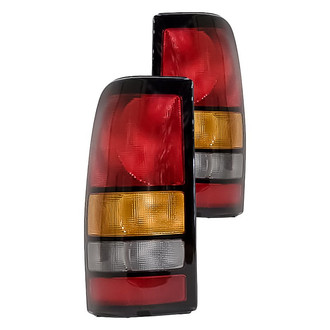 Replacement - Driver and Passenger Side Tail Light Lens and Housing Set (Standard Line)