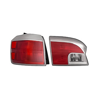 Replacement - Driver Side Driver and Passenger Side Inner and Outer Tail Light Set (CAPA Certified)