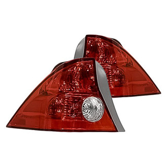 Replacement - Driver and Passenger Side Outer Tail Light Lens and Housing Set (Standard Line)