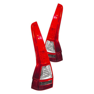 Replacement - Driver and Passenger Side Tail Light Lens and Housing Set (CAPA Certified)