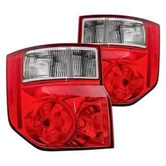 Replacement - Driver and Passenger Side Tail Light Lens and Housing Set (Standard Line)
