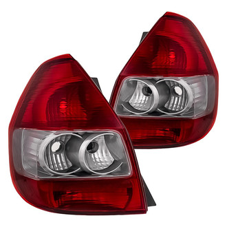 Replacement - Driver and Passenger Side Tail Light Lens and Housing Set (Standard Line)