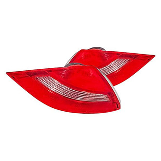 Replacement - Driver and Passenger Side Tail Light Lens and Housing Set (Standard Line)