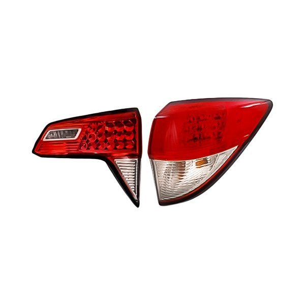 Replacement - Passenger Side Inner and Outer Tail Light Set