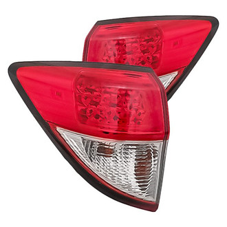 Replacement - Driver and Passenger Side Outer Tail Light Lens and Housing Set (Standard Line)