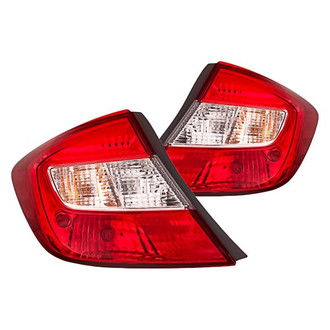 Replacement - Driver and Passenger Side Tail Light Set (CAPA Certified)