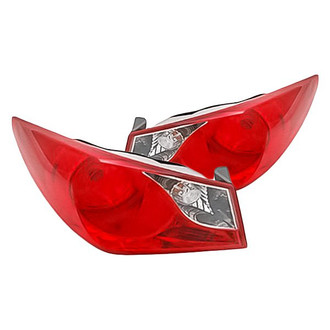 Replacement - Driver and Passenger Side Outer Tail Light Set (CAPA Certified)